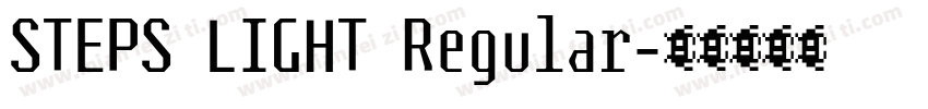 STEPS LIGHT Regular字体转换